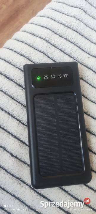 Powerbank solarny 10 000 mah Elektronika Adamów sprzedam