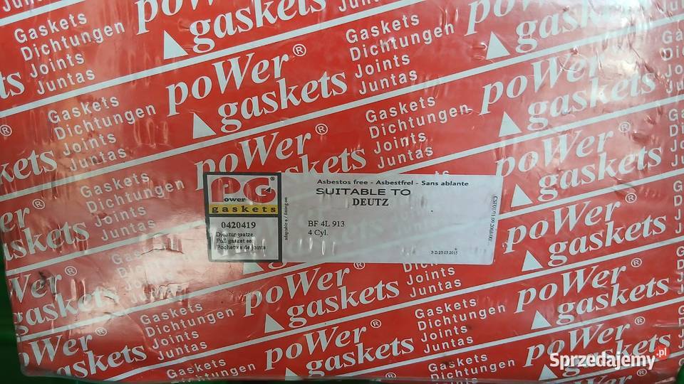 Zestaw uszczelek silnika Deutz Fahr