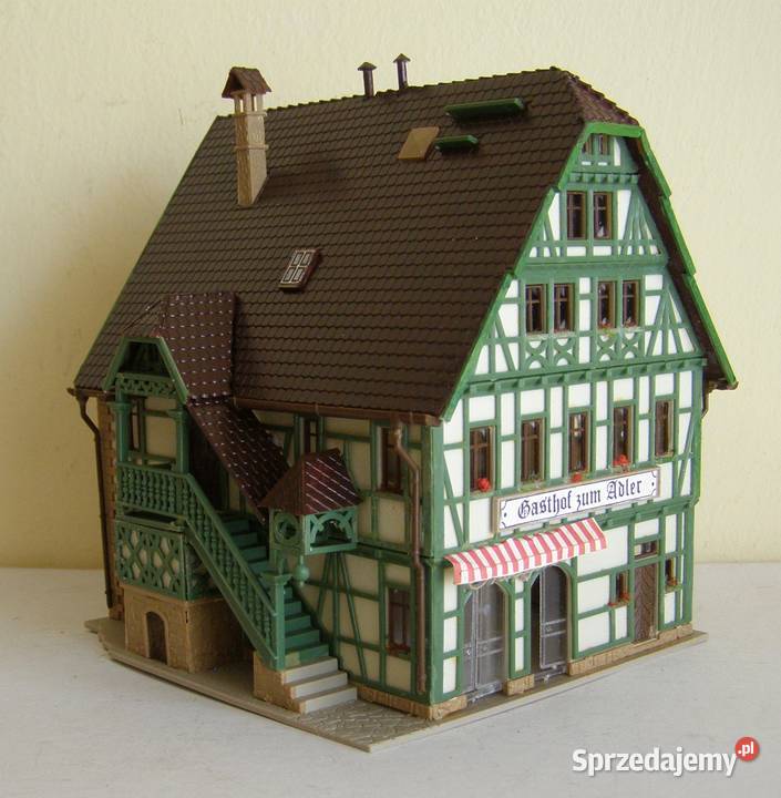 Domek na makietę 34 kolejka skala H0 firmy Łódź