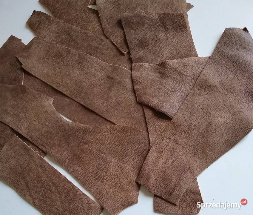 Skóra 300 g Naturalna Włoska Brązowy Postarzana Rękodzieło pomorskie Gdańsk