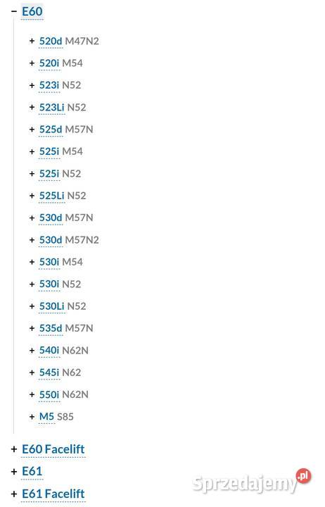 Nowy łącznik stabilizatora prawy Bmw e60 e61 podkarpackie Dębica