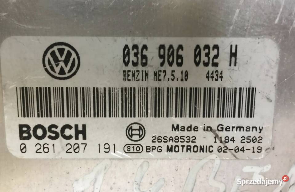 STEROWNIK SILNIKA SEAT LEON I TOLEDO II 14 16V