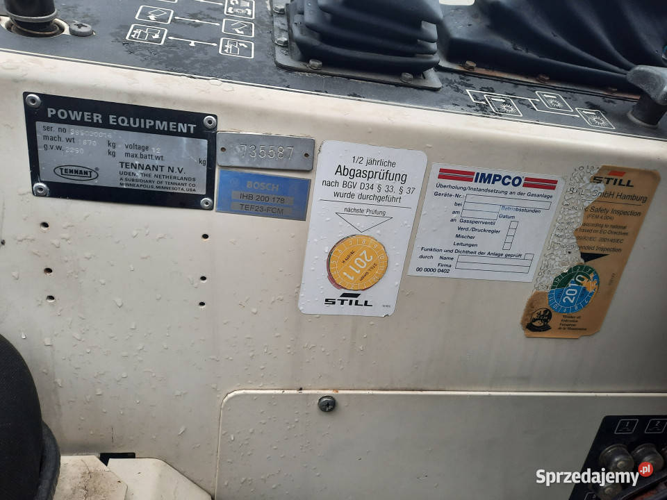 Zamiatarka samojezdna TENNANT 385 Ford gaz podlaskie Baliki