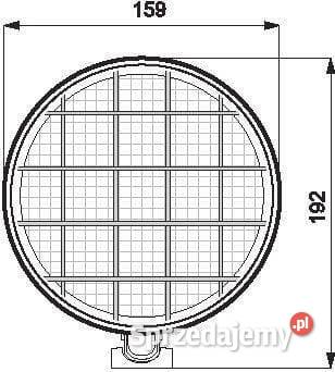 Lampa robocza okrągła H3 1224 V 1400630011N