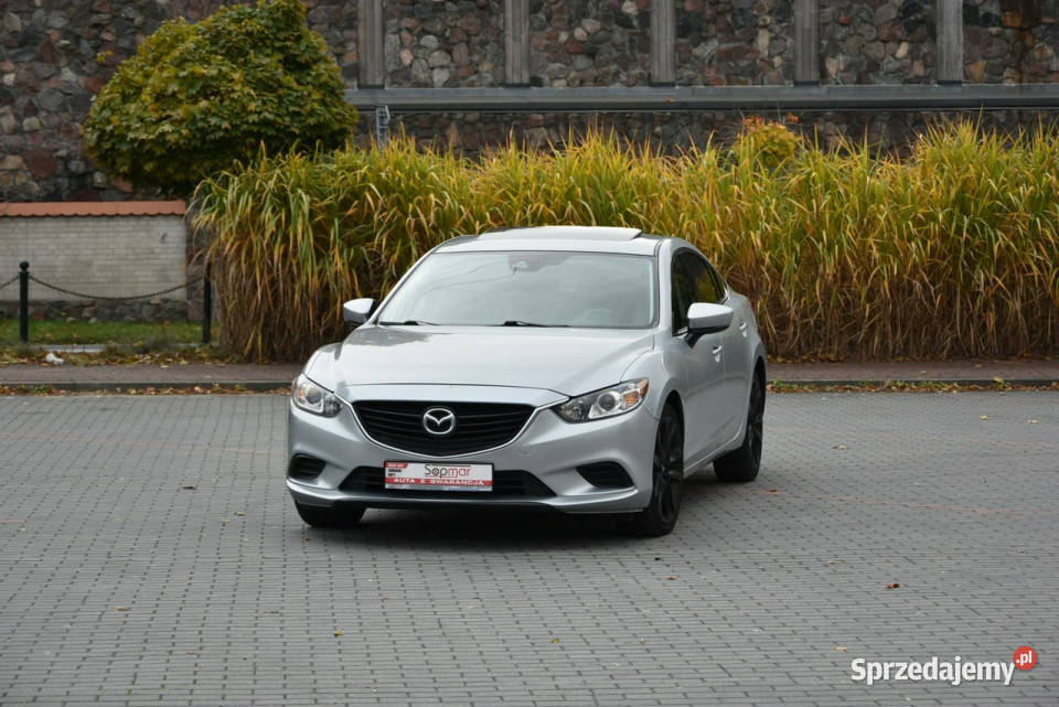 Mazda 6 25 192 Automat 2017r Skóra Kamera Xenon szary mazowieckie Kampinos