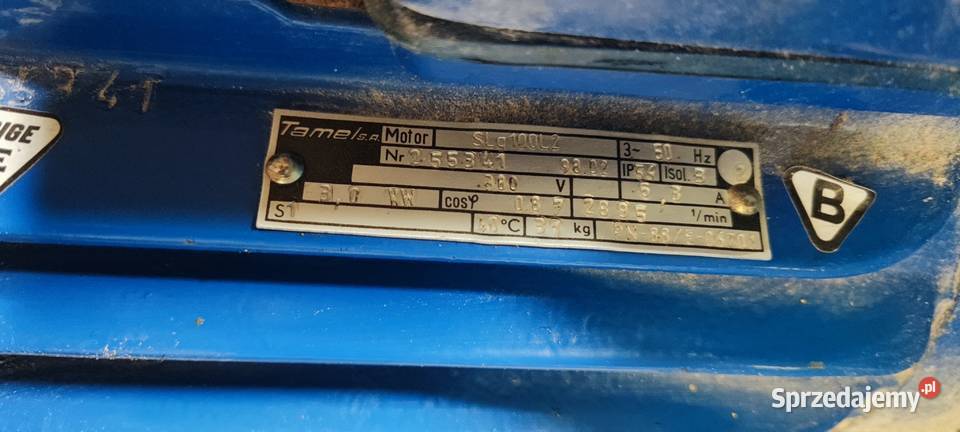 Silnik elektryczny z wentylatorem promieniowym Koło