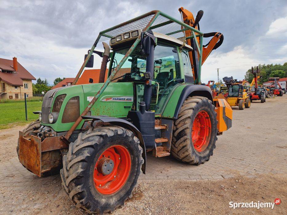 Fendt Farmer 409 Vario z kosiarką wysięgnikowa Dobrzyniewo Duże