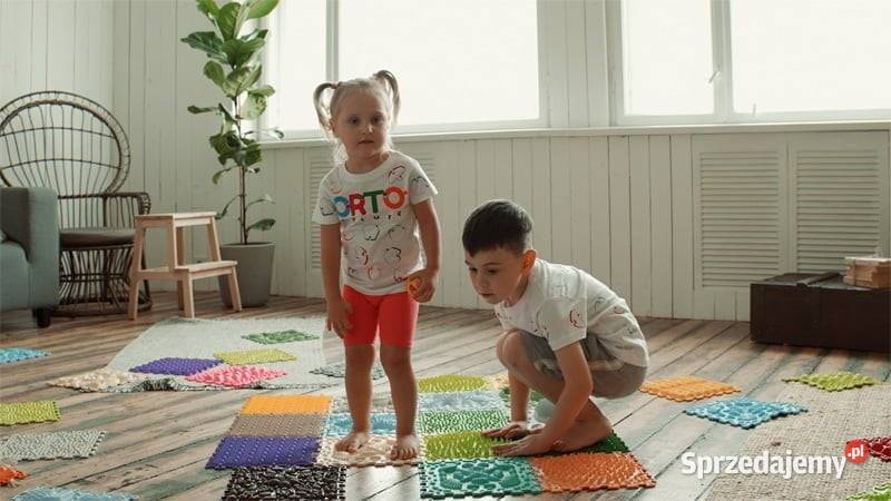 mata sensoryczna Dino 1 zielony twardy Poduszki i materace Kraków