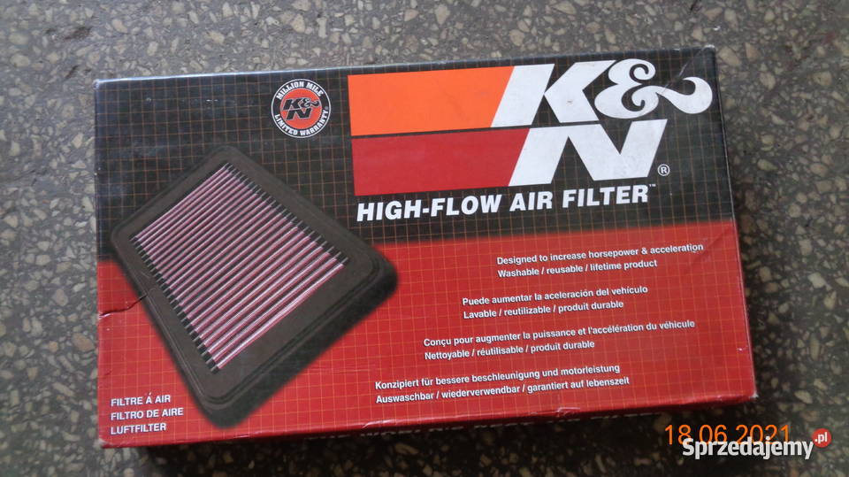 FILTR SPORTOWY KN 332539 śląskie Czeladź sprzedam
