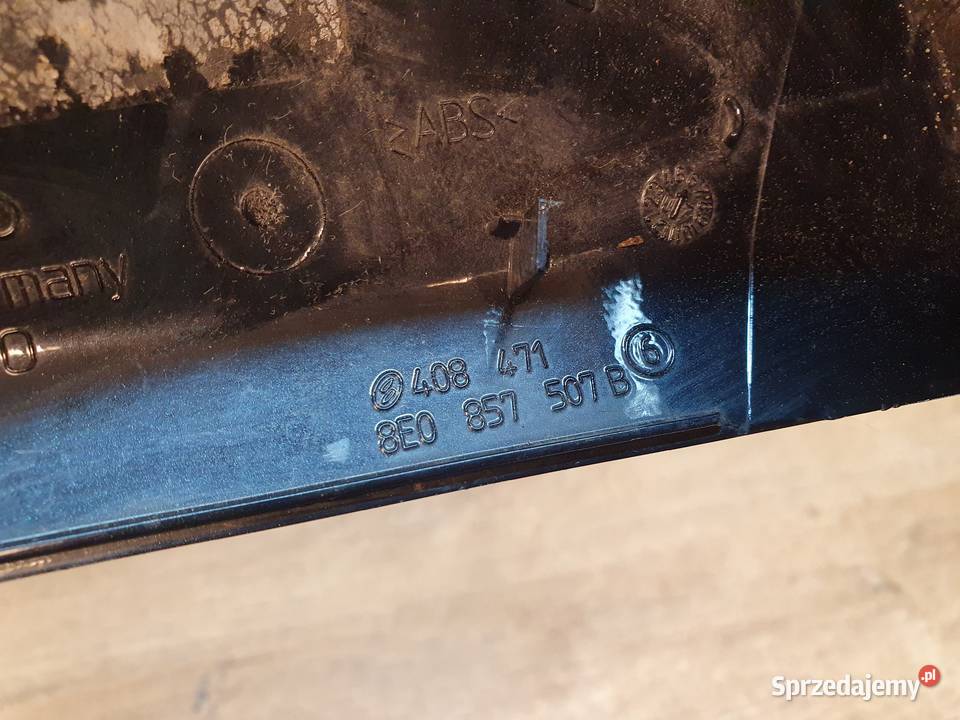 AUDI A4 B7 OBUDOWA LUSTERKA LEWEGO LEWA wielkopolskie Międzychód sprzedam