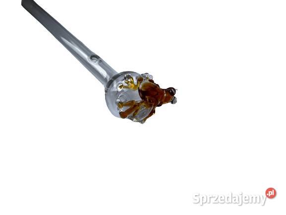 Lufka Szklana z Motywem Żaby 145 Oryginalne śląskie Ostrowy nad Okszą sprzedam