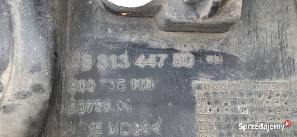 CITROEN C4 III LISTWA NAKŁADKA BŁOTNIKA PRAWY osobowe Bieleń