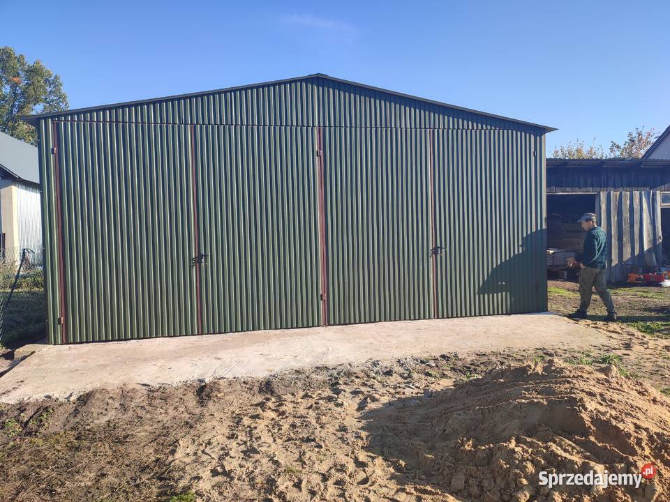 Garaż Blaszany MAGAZYNWiata Garażowa Blaszana mazowieckie Sokołów Podlaski