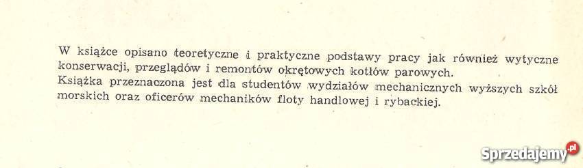 OKRĘTOWE KOTŁY PAROWE PEREPECZKO ANDRZEJ Radom