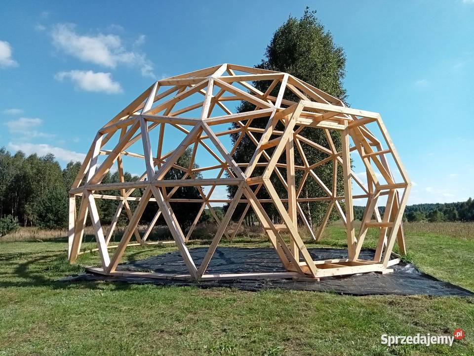 Kopuła geodezyjna 35m2 Konstrukcja pod glamping Szklarnie Jelenia Góra sprzedam