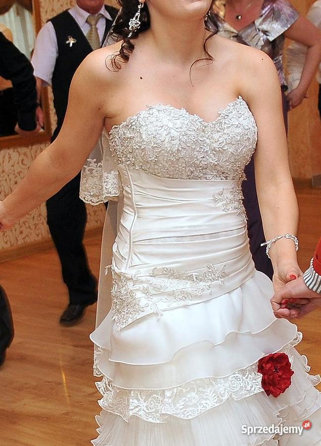 Przecudna Suknia ślubna Emmi Mariage Hiszpanka dolnośląskie Legnica