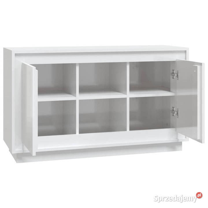 Szafka biała z połyskiem 102x35x60 materiał Warszawa