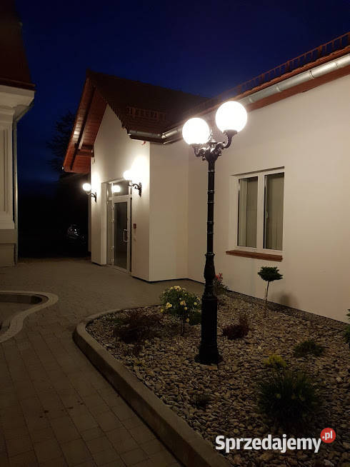 ogrodowa żeliwna lampa solidna oświetlenie Gołdap