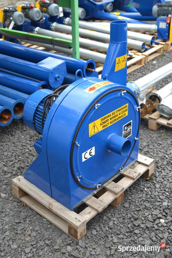 Rozdrabniacz bijakowy ssąco tłoczący 11 KW Olesno sprzedam