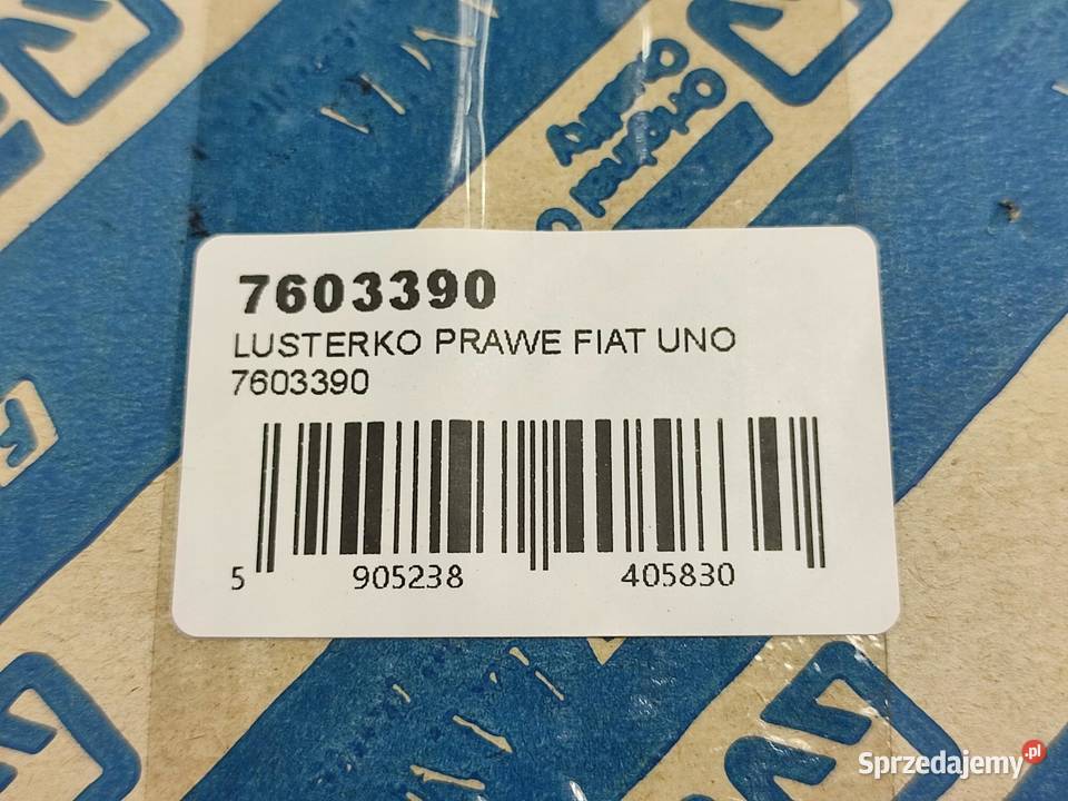 LUSTERKO PRAWE FIAT UNO I 19831989 NOWE osobowe sprzedam