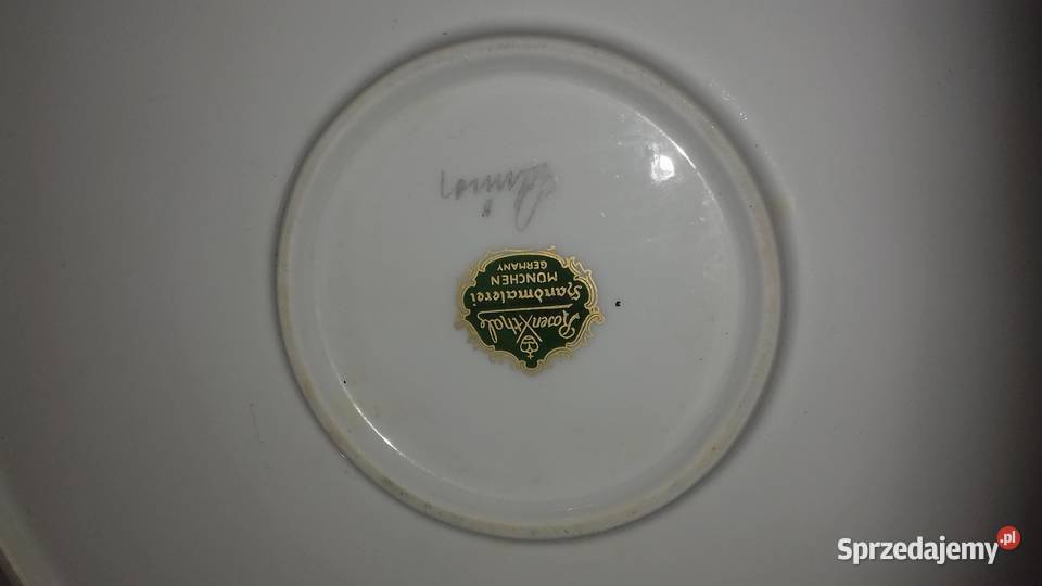 Patera talerz Rosenthal look unikat Porcelana i szkło warmińsko-mazurskie Orneta