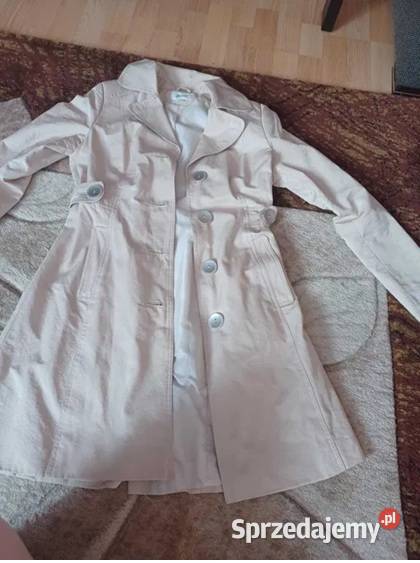 Płaszcz beżowy damski Hajnówka sprzedam