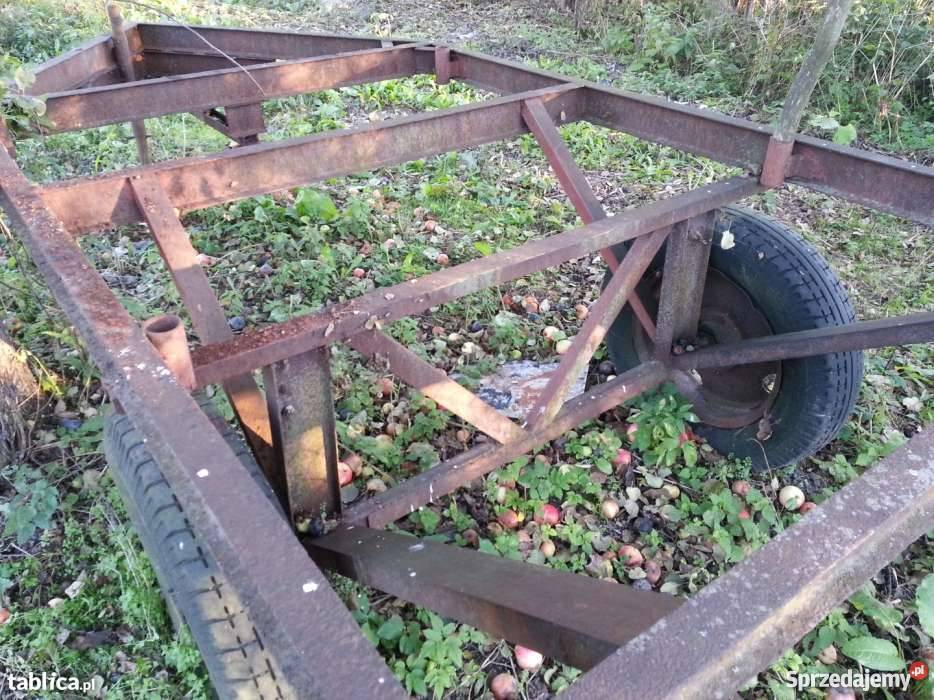 Przyczepa przyczepka dwukółka platforma TANIO Nowa Ukta sprzedam
