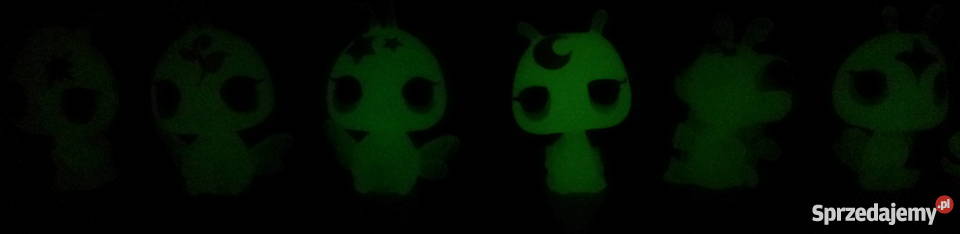 Littlest Pet Shop fosforyzujące świecące 9 sztuk