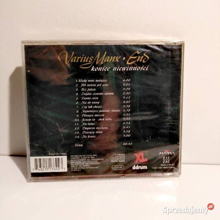 Varius Manx End Płyta nigdy nie otwarta nowa w rock Płyty i kasety Płyty i kasety Łódź