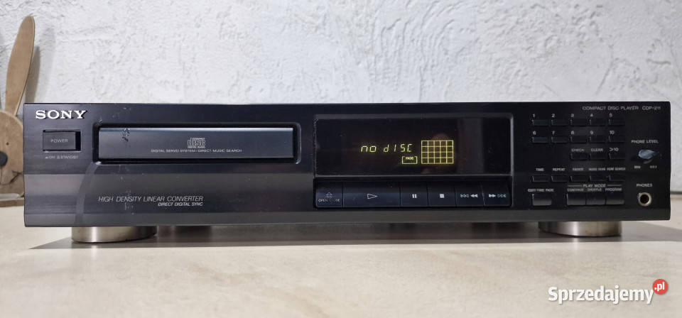 Sony odtwarzacz kompakt CD player CDP 211 CDP211 wielkopolskie Międzychód sprzedam