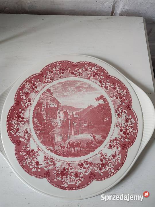 Dwie patery tortownice Grnstadt Edelkeramik Legnica