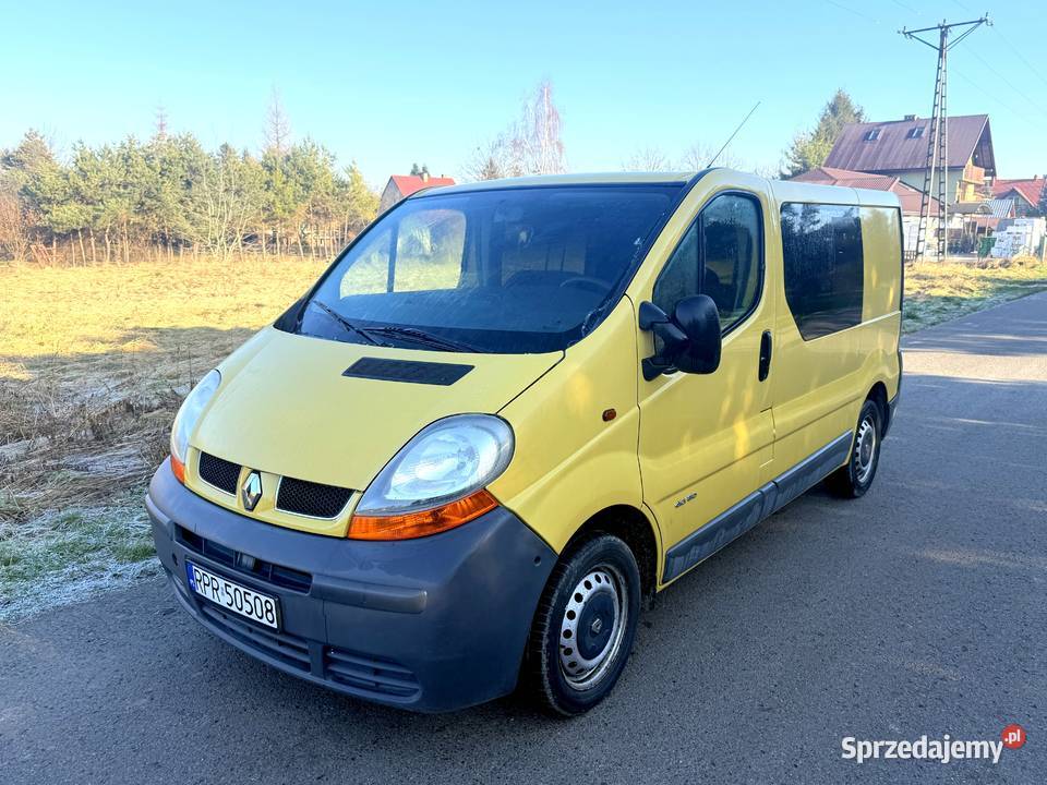 Renault Trafic 19 diesel 4os paka miejsce Rok produkcji 2002 Przemyśl