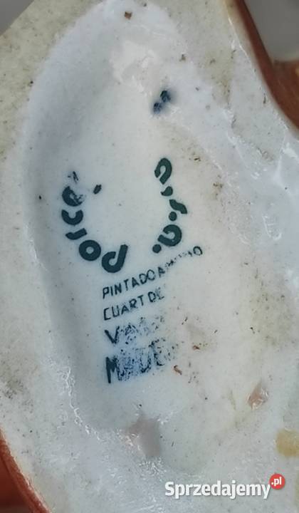 VALENCIA HISZPAŃSKA FIGURKA PTASZKI NA PNIU Pabianice