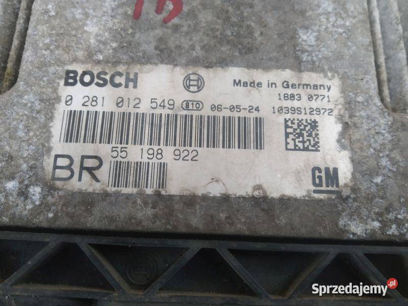 STEROWNIK SILNIKA FIAT FIORINO 13D 51862586 Gliwice