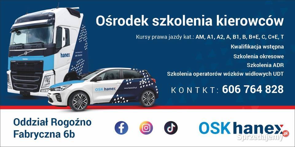 Ośrodek Szkolenia Kierowców Szkoła jazdy Rogoźno