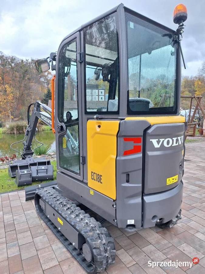 Minikoparka Volvo EC 18E nowa Koparki warmińsko-mazurskie Miłakowo