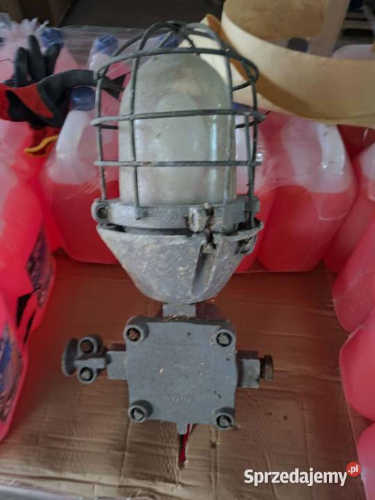 Lampa Loft vintage industrial PRL Ułęż sprzedam