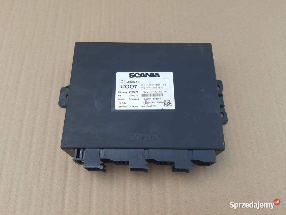 SCANIA MODUŁ STEROWNIK KOORDYNATOR C007 ECU Trzciel