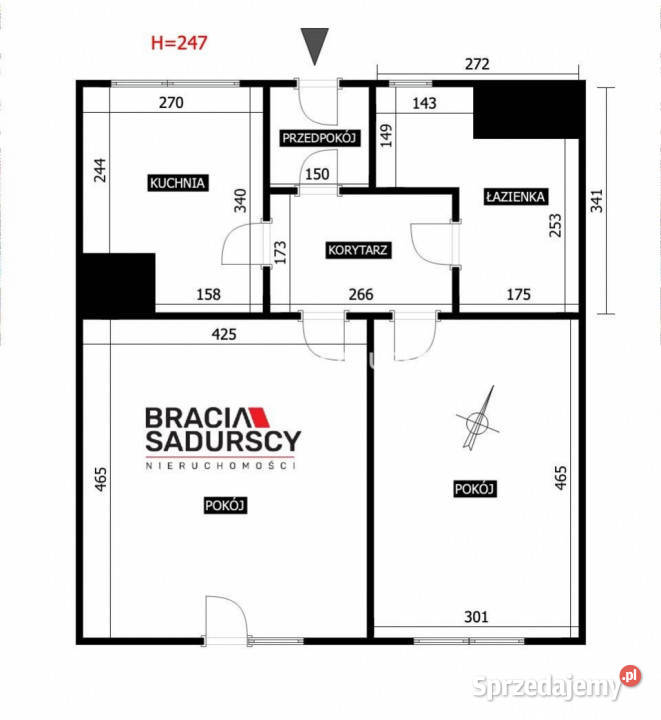 Mieszkanie 5302 metry 2 pok Kraków os Bohaterów 12221zł/m2 małopolskie sprzedam