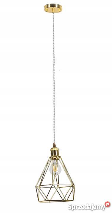 Lampa wisząca LOFT złota różowe złoto miedziana Białystok sprzedam