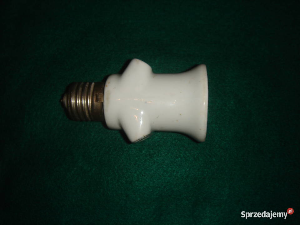 Stara porcelanowa złodziejka wtyczka Łódź