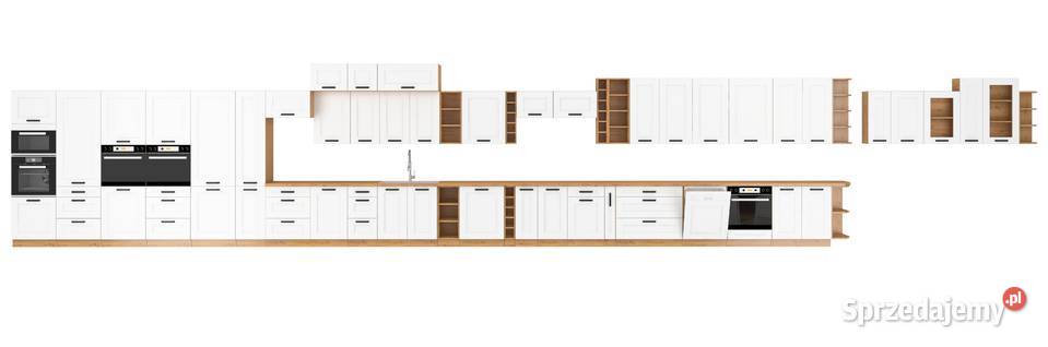 Zestaw mebli kuchennych białyartisan szybka Warszawa
