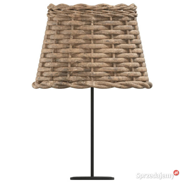 Klosz do lampy brązowy 20x15 wiklina WM364389 Dom i Ogród