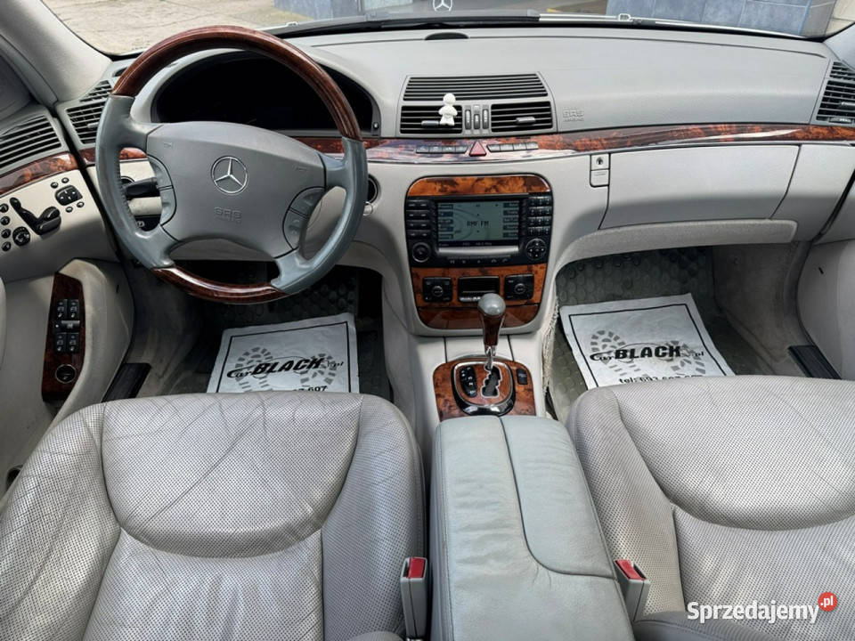 Mercedes S 500 LPG W220 19982005 podgrzewane fotele Konin sprzedam