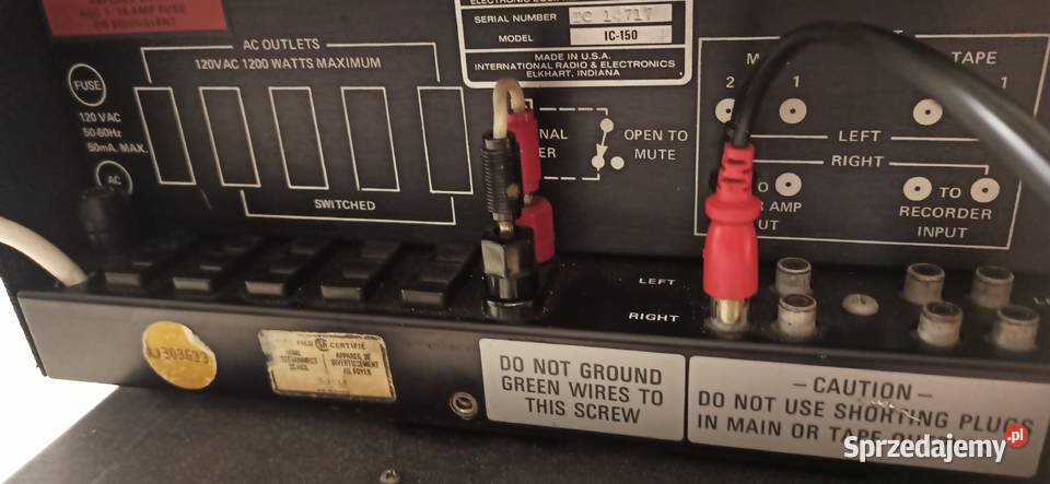 Przedwzmacniacz AMCRON IC 150 Piotrków Trybunalski sprzedam