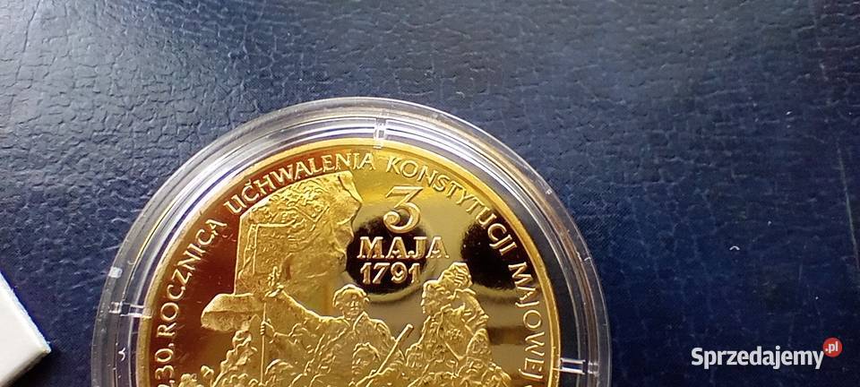 Stare monety Medal 3 Maja 1791 Polska 9 Lesko