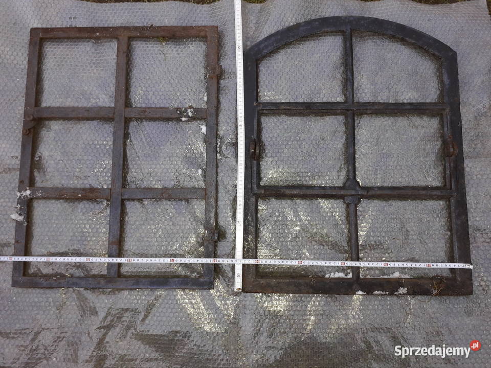 Okno żeliwne żeliwo Stare antyk Częstochowa