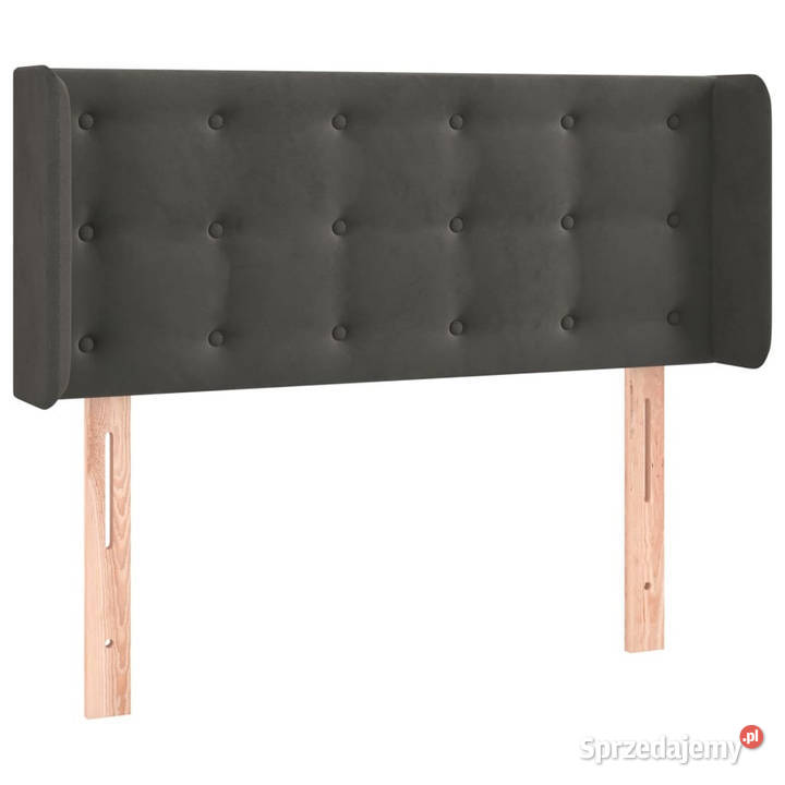 Zagłówek do łóżka z LED ciemnoszary 83x16x7888 Warszawa