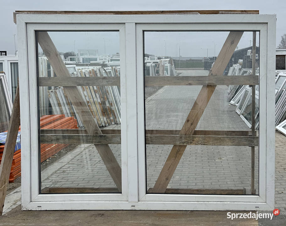 OKNA KacprzaK 205X162 OKNO Używane Plastikowe Okna ścienne