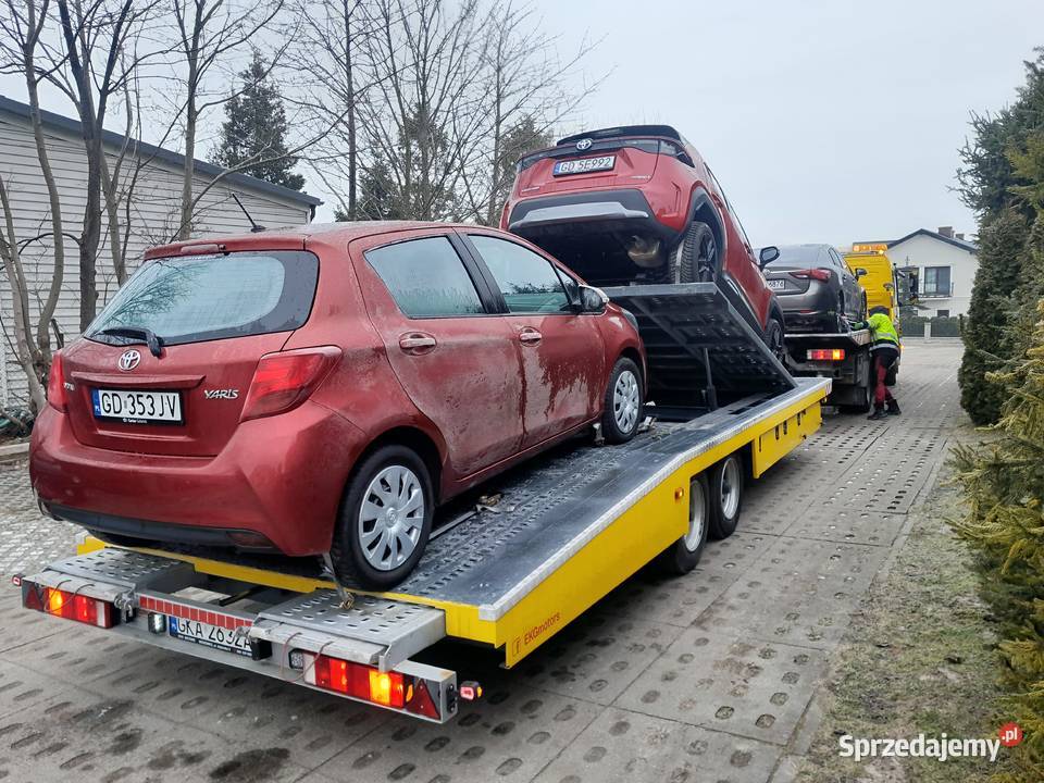 Przyczepa laweta FVG Tijhof Pomoc drogowa TA6500 Miszewko